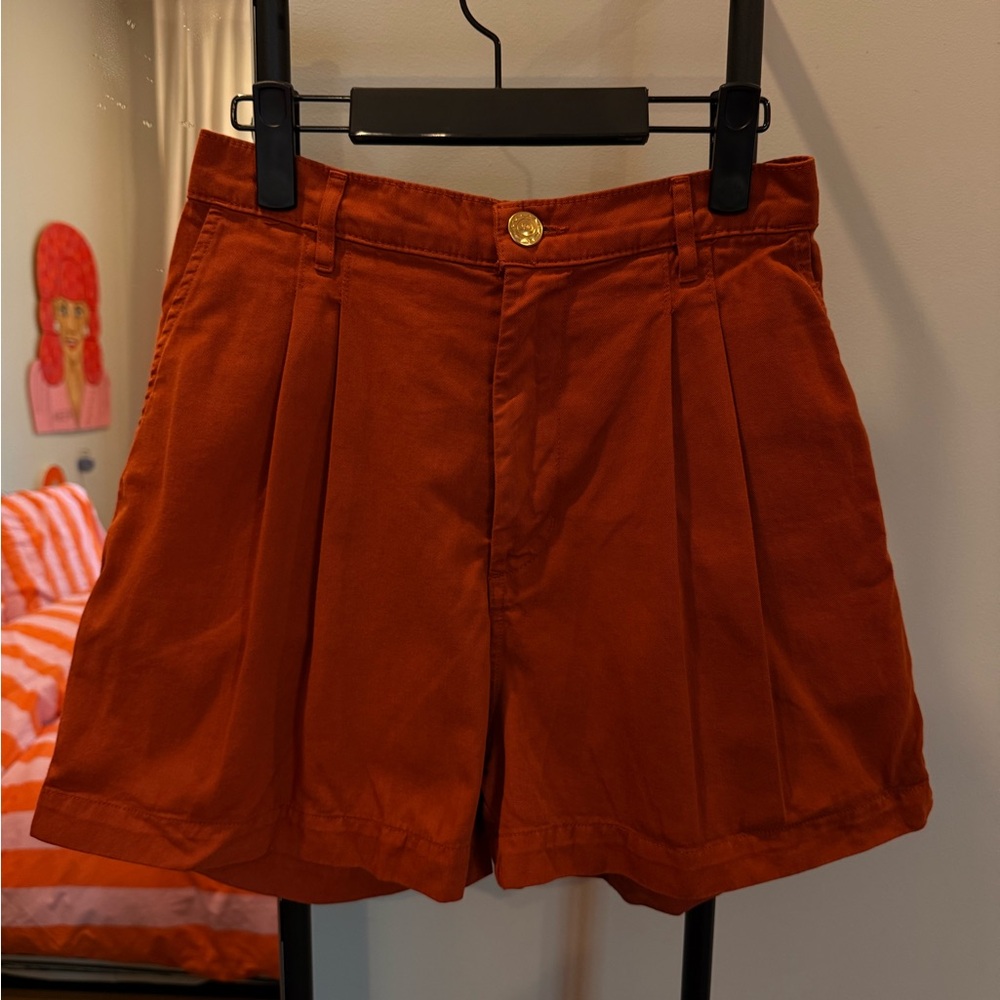 Big Bud Press Trouser Shorts Rust